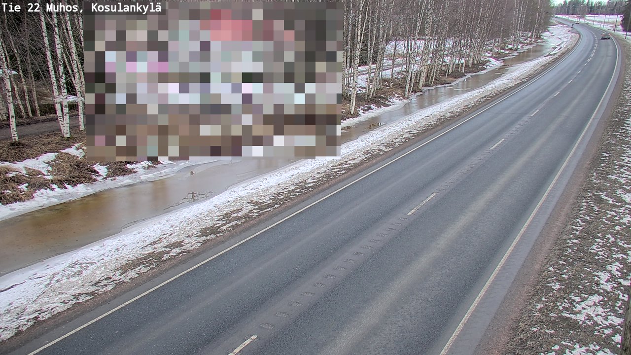 Kelikamerat Kuva Tie 22 Muhos, Kosulankylä, Muhos, Pohjois-Pohjanmaa