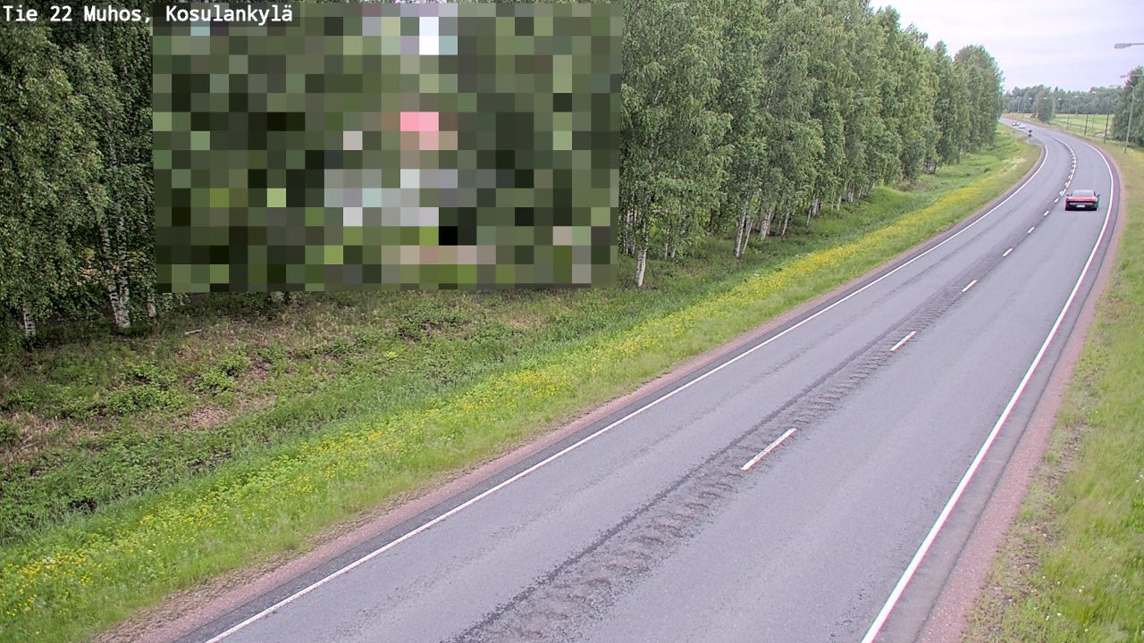 Kelikamerat Kuva Tie 22 Muhos, Kosulankylä, Muhos, Pohjois-Pohjanmaa