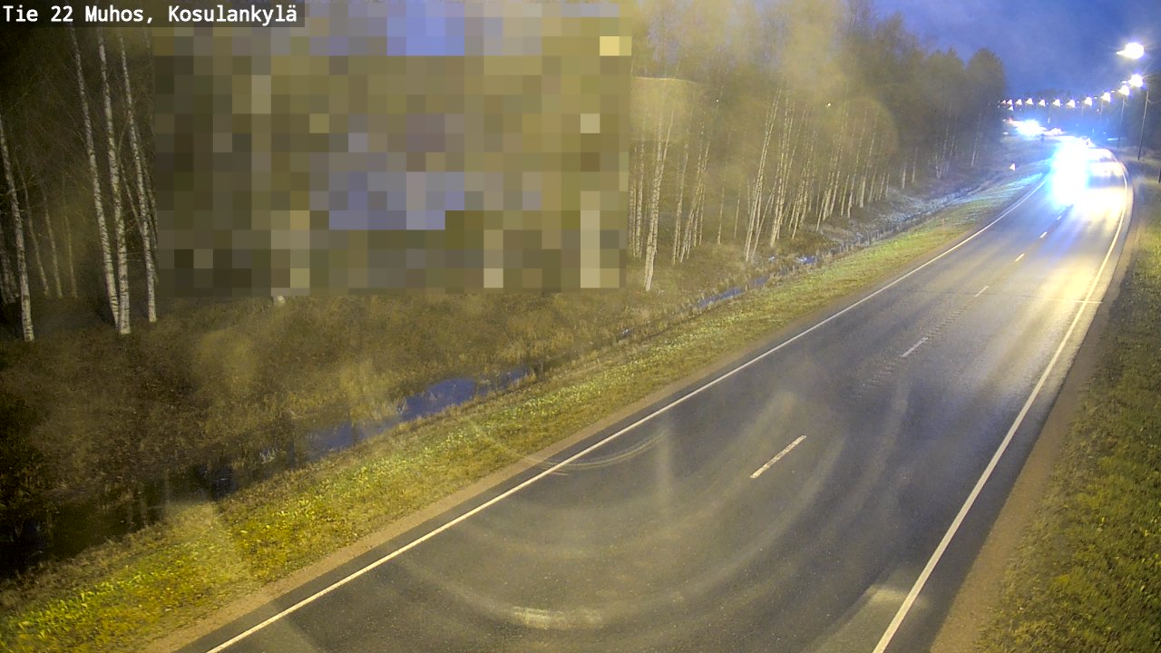 Kelikamerat Kuva Tie 22 Muhos, Kosulankylä, Muhos, Pohjois-Pohjanmaa