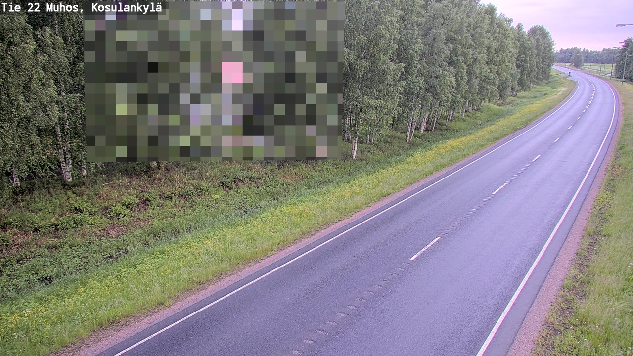 Kelikamerat Kuva Tie 22 Muhos, Kosulankylä, Muhos, Pohjois-Pohjanmaa