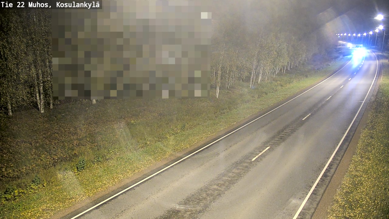 Kelikamerat Kuva Tie 22 Muhos, Kosulankylä, Muhos, Pohjois-Pohjanmaa