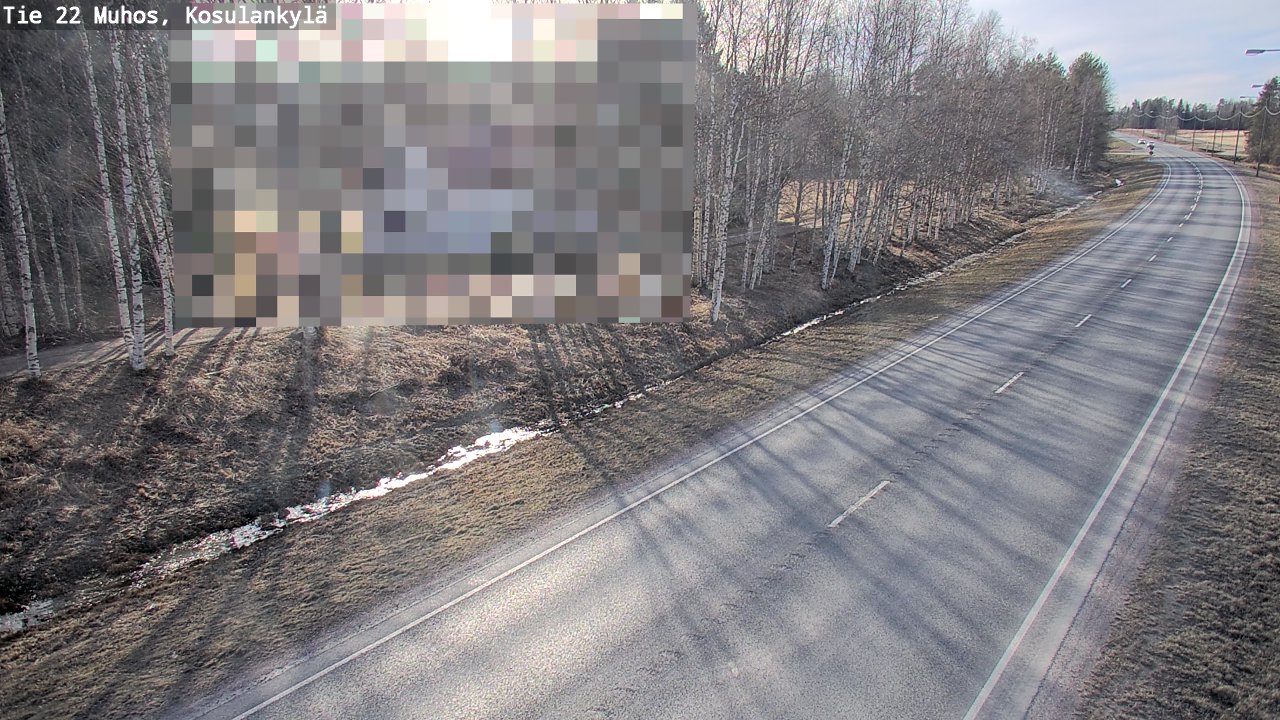 Kelikamerat Kuva Tie 22 Muhos, Kosulankylä, Muhos, Pohjois-Pohjanmaa