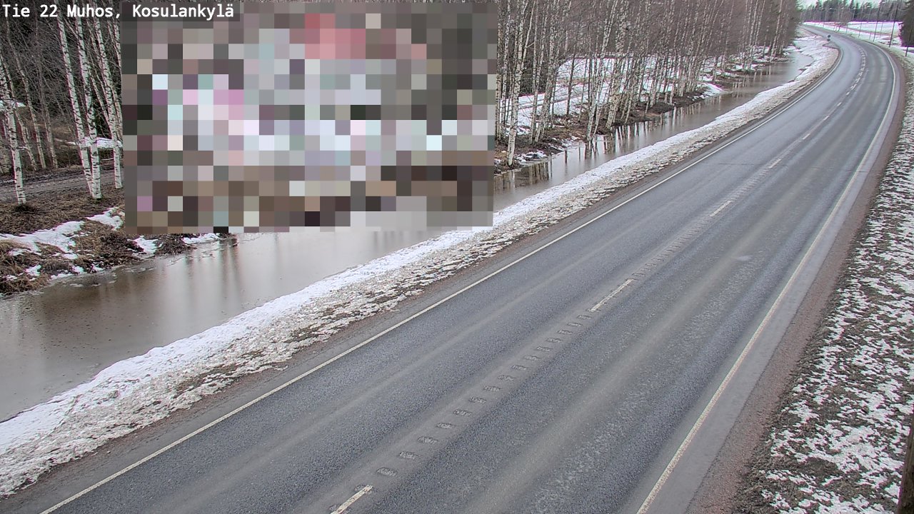 Kelikamerat Kuva Tie 22 Muhos, Kosulankylä, Muhos, Pohjois-Pohjanmaa