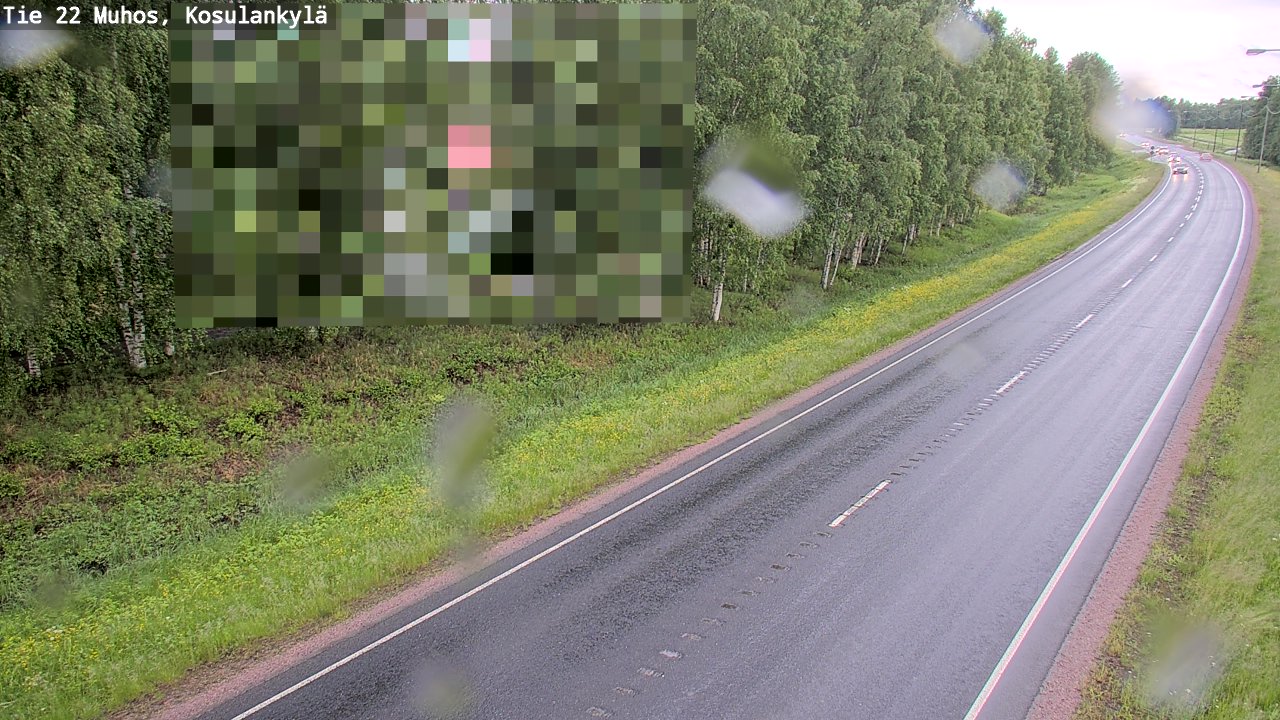 Kelikamerat Kuva Tie 22 Muhos, Kosulankylä, Muhos, Pohjois-Pohjanmaa