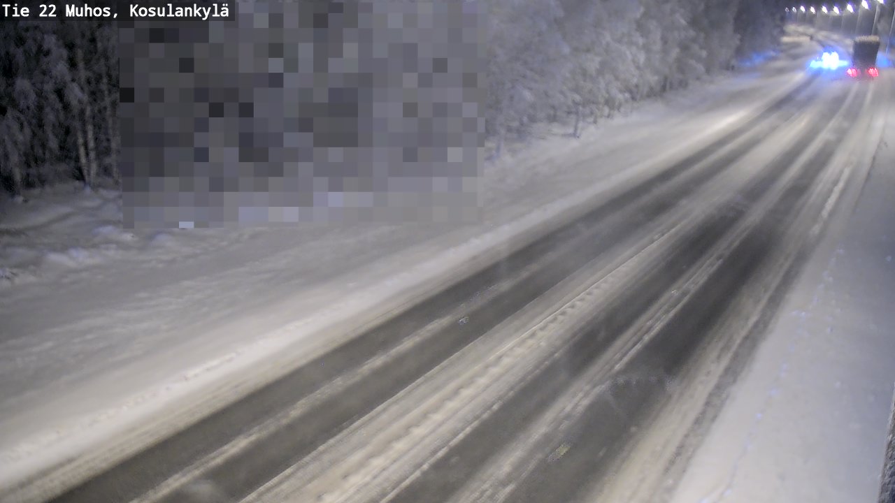 Kelikamerat Kuva Tie 22 Muhos, Kosulankylä, Muhos, Pohjois-Pohjanmaa