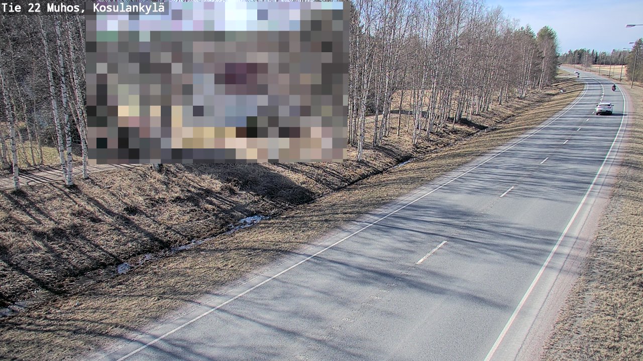 Kelikamerat Kuva Tie 22 Muhos, Kosulankylä, Muhos, Pohjois-Pohjanmaa