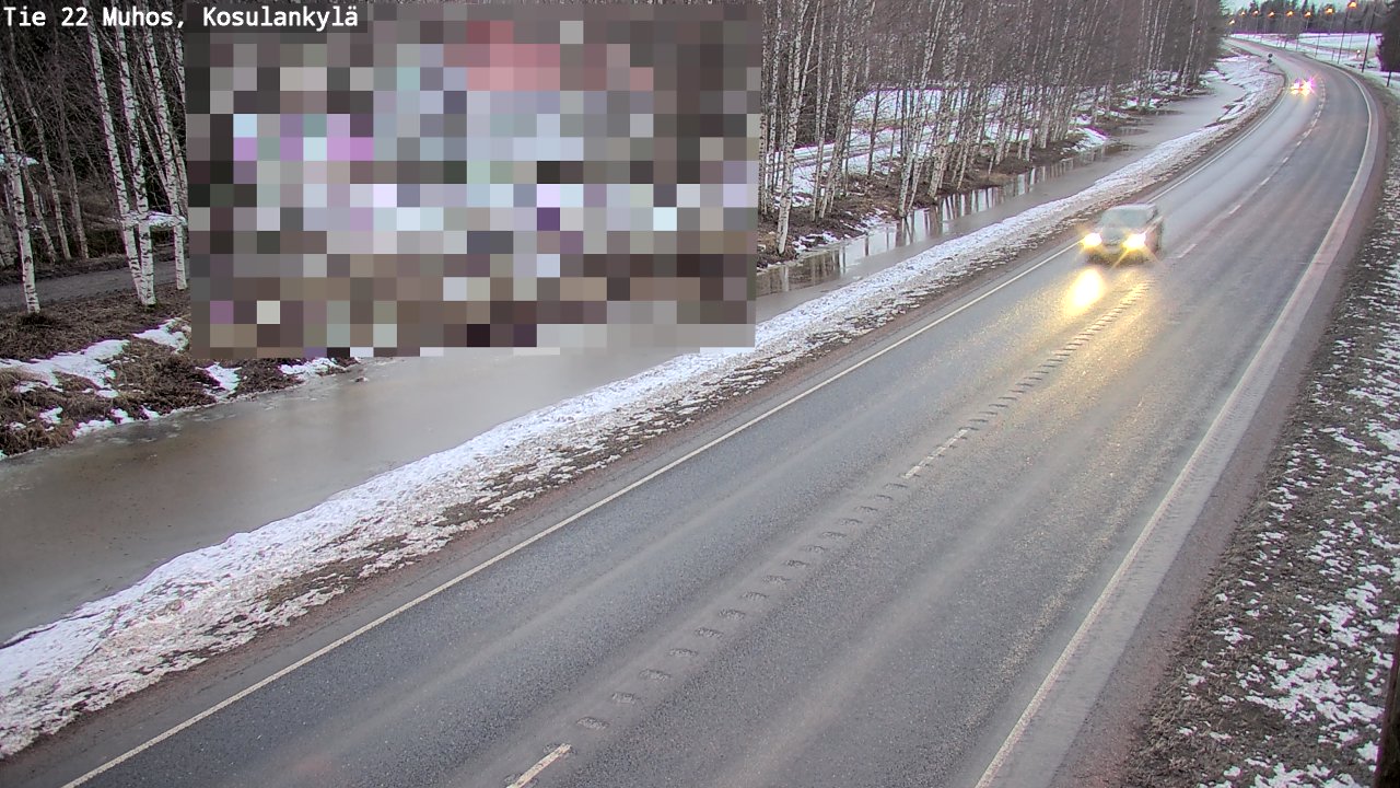 Kelikamerat Kuva Tie 22 Muhos, Kosulankylä, Muhos, Pohjois-Pohjanmaa