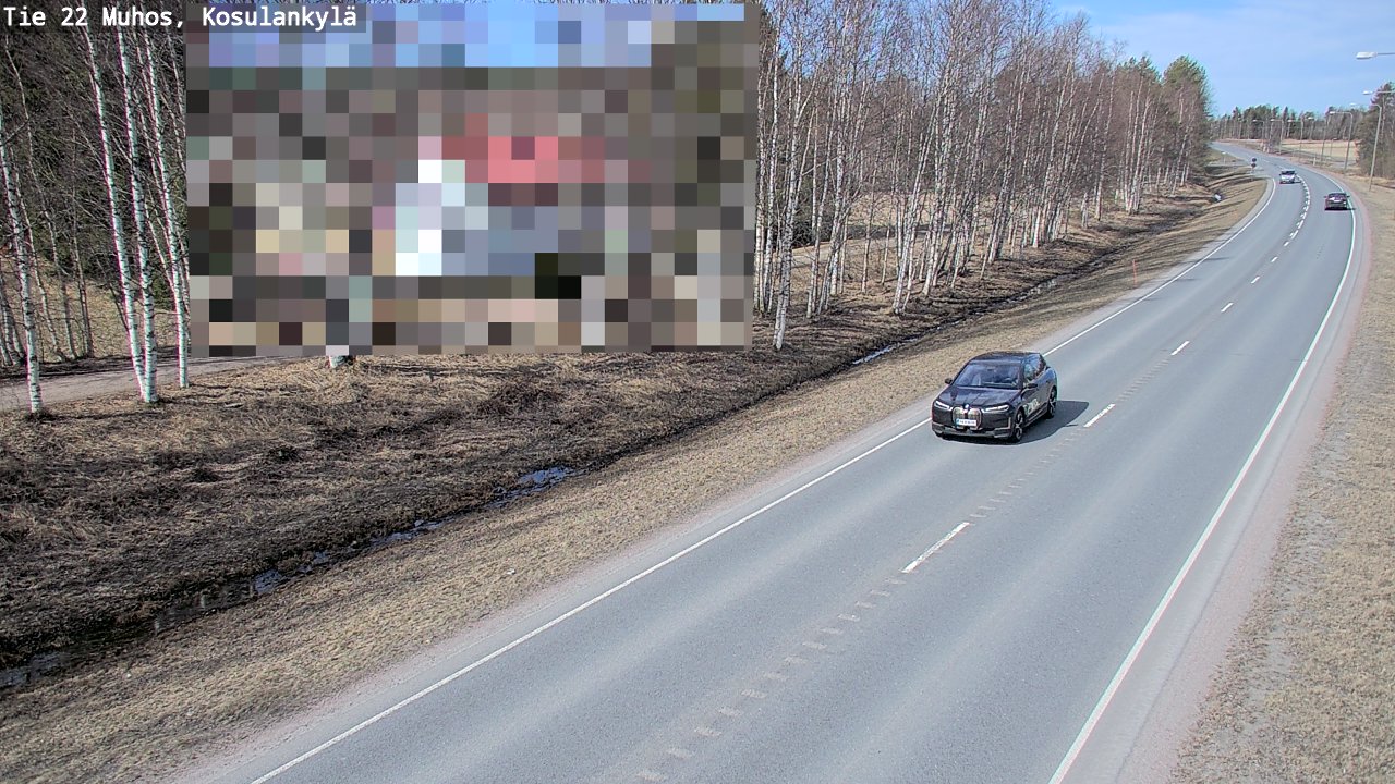 Kelikamerat Kuva Tie 22 Muhos, Kosulankylä, Muhos, Pohjois-Pohjanmaa