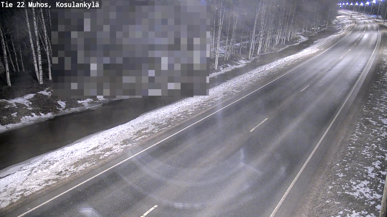 Kelikamerat Kuva Tie 22 Muhos, Kosulankylä, Muhos, Pohjois-Pohjanmaa