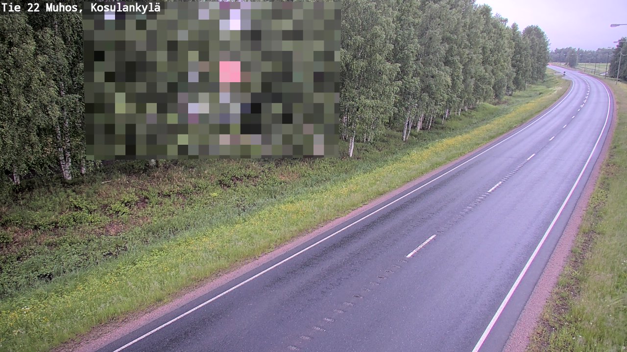 Kelikamerat Kuva Tie 22 Muhos, Kosulankylä, Muhos, Pohjois-Pohjanmaa