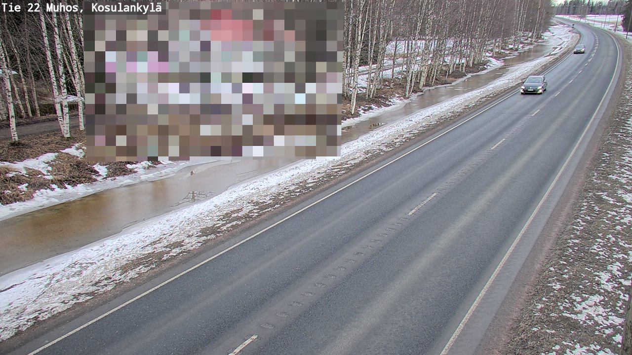 Kelikamerat Kuva Tie 22 Muhos, Kosulankylä, Muhos, Pohjois-Pohjanmaa