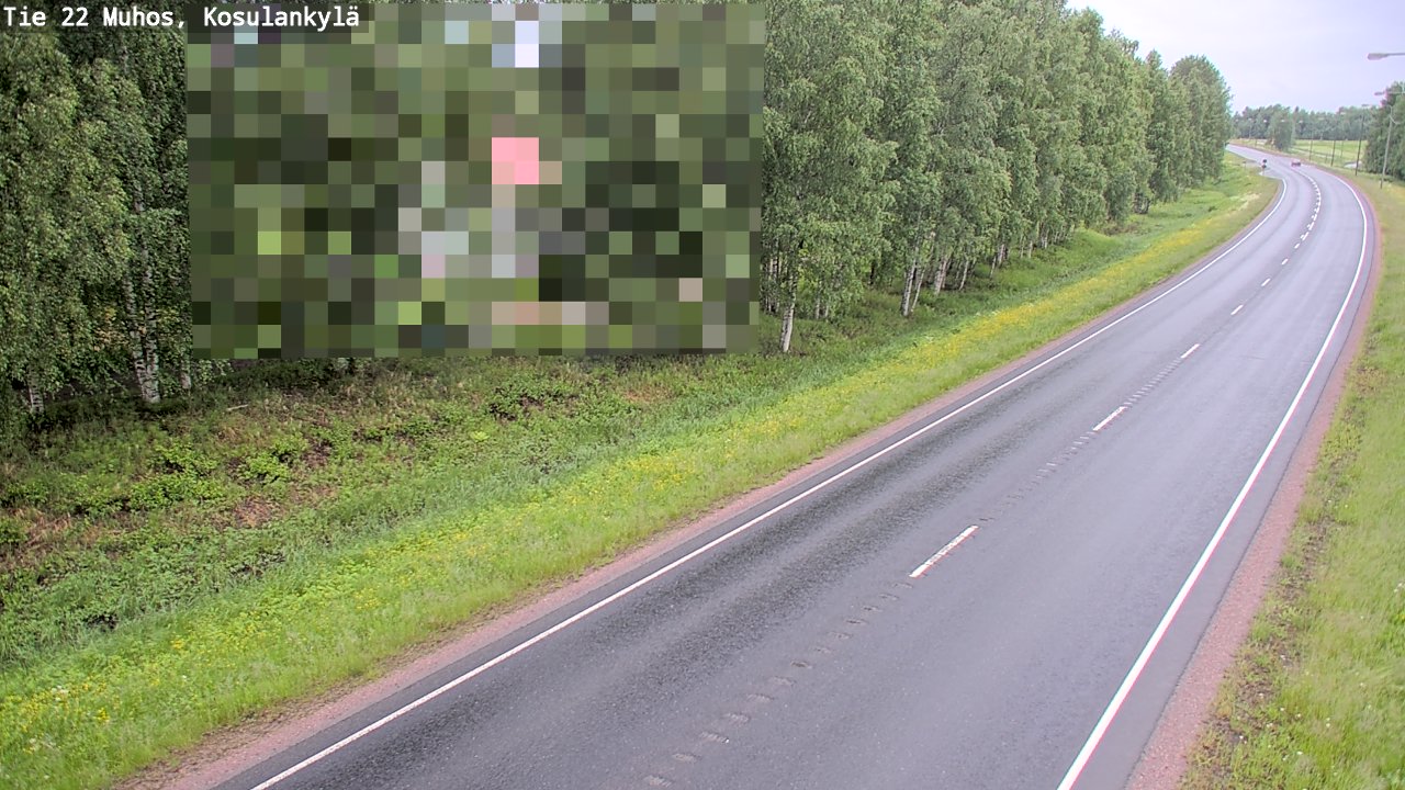 Kelikamerat Kuva Tie 22 Muhos, Kosulankylä, Muhos, Pohjois-Pohjanmaa