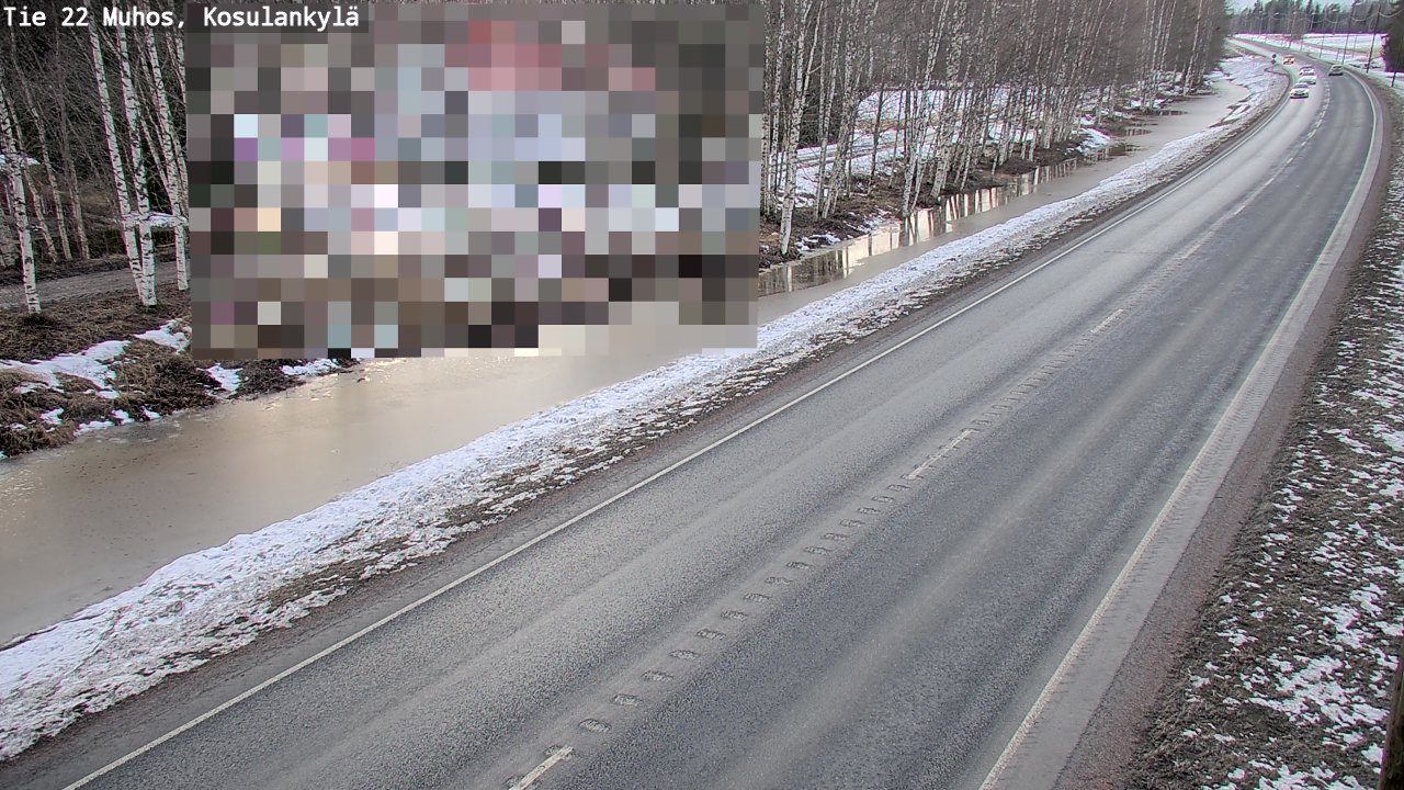 Kelikamerat Kuva Tie 22 Muhos, Kosulankylä, Muhos, Pohjois-Pohjanmaa