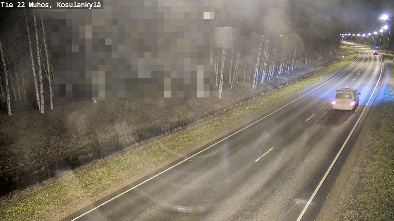 Kelikamerat Kuva Tie 22 Muhos, Kosulankylä, Muhos, Pohjois-Pohjanmaa