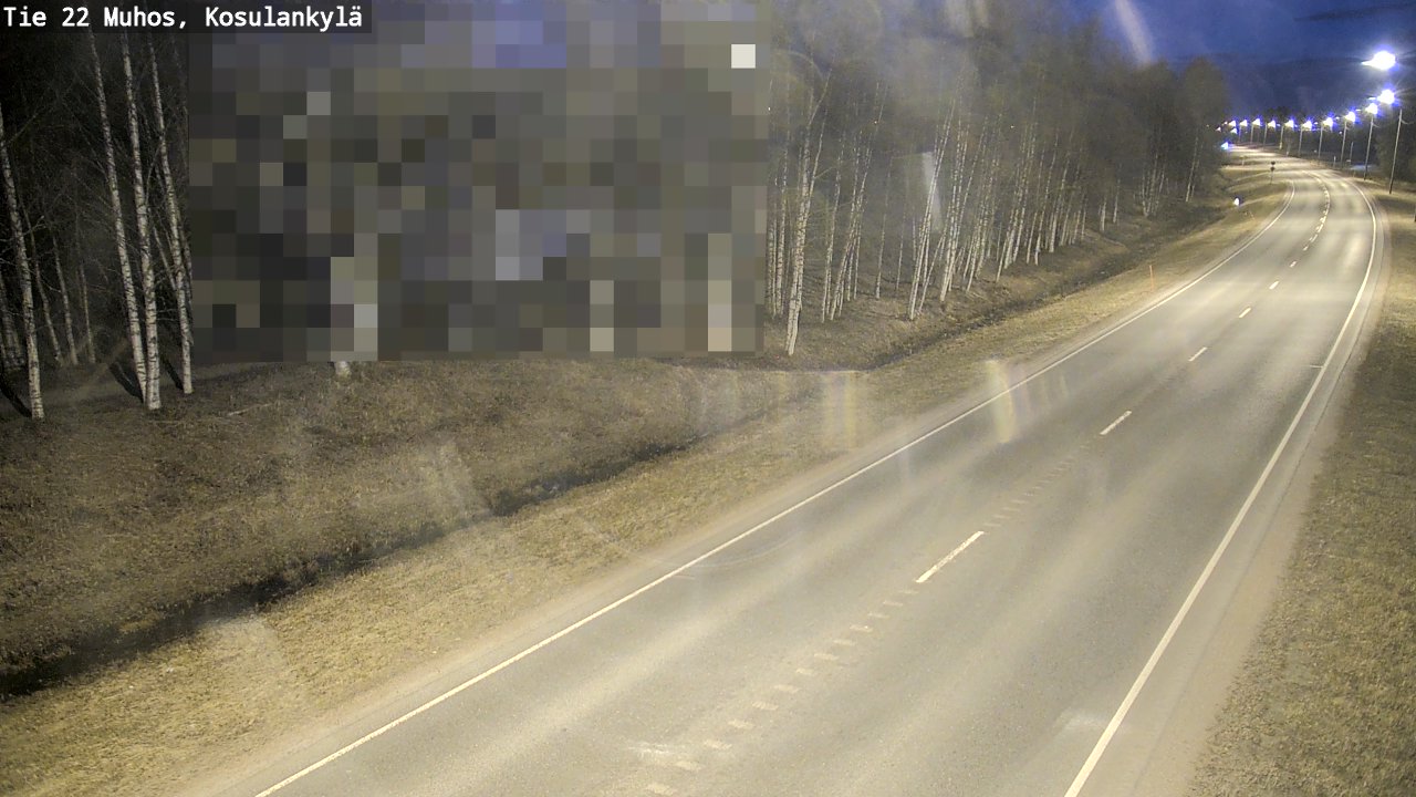 Kelikamerat Kuva Tie 22 Muhos, Kosulankylä, Muhos, Pohjois-Pohjanmaa