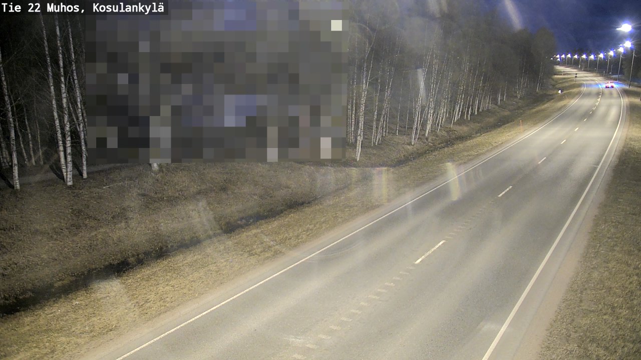 Kelikamerat Kuva Tie 22 Muhos, Kosulankylä, Muhos, Pohjois-Pohjanmaa