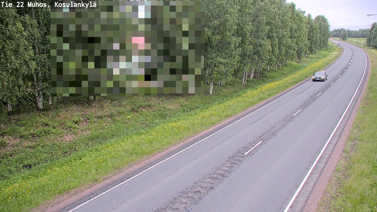 Kelikamerat Kuva Tie 22 Muhos, Kosulankylä, Muhos, Pohjois-Pohjanmaa