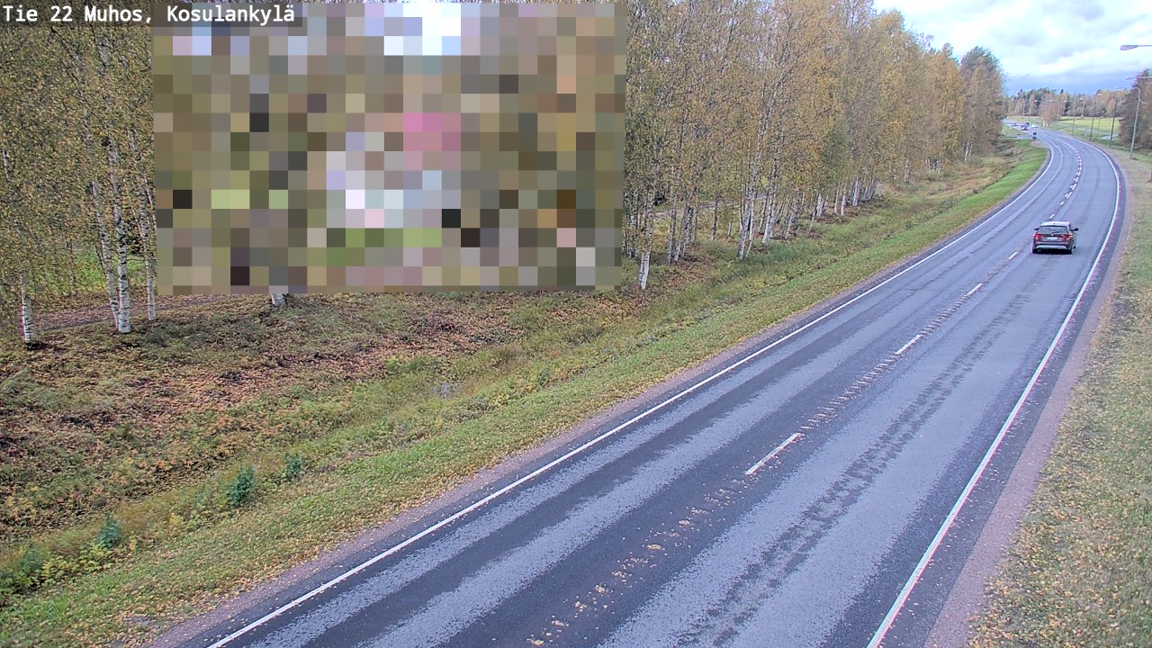 Kelikamerat Kuva Tie 22 Muhos, Kosulankylä, Muhos, Pohjois-Pohjanmaa