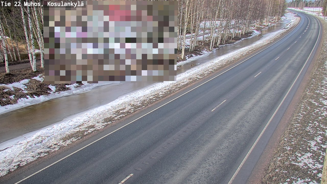 Kelikamerat Kuva Tie 22 Muhos, Kosulankylä, Muhos, Pohjois-Pohjanmaa