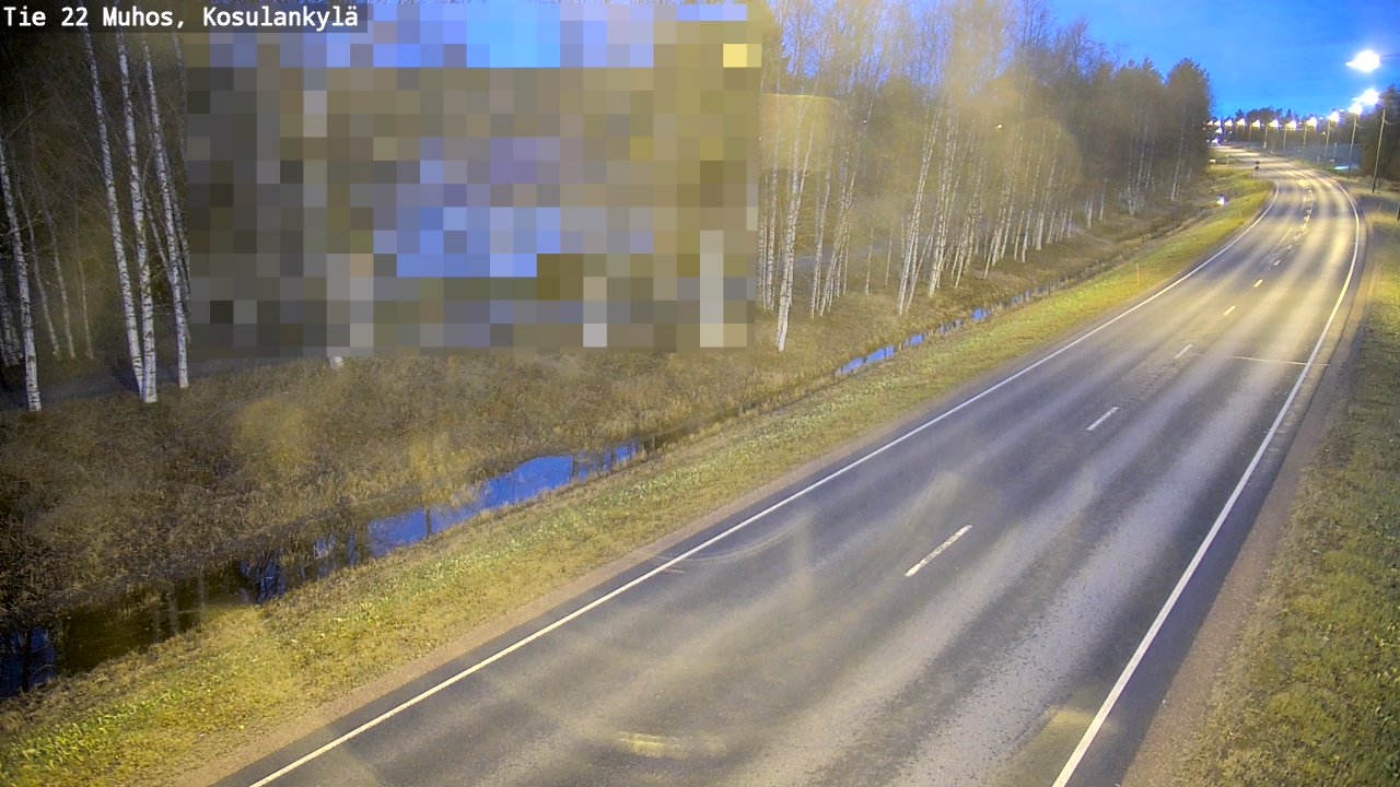 Kelikamerat Kuva Tie 22 Muhos, Kosulankylä, Muhos, Pohjois-Pohjanmaa