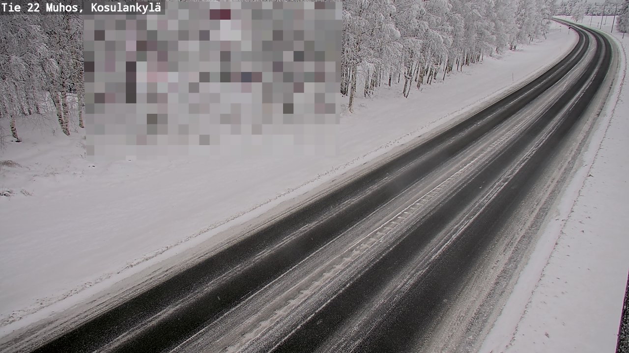 Kelikamerat Kuva Tie 22 Muhos, Kosulankylä, Muhos, Pohjois-Pohjanmaa