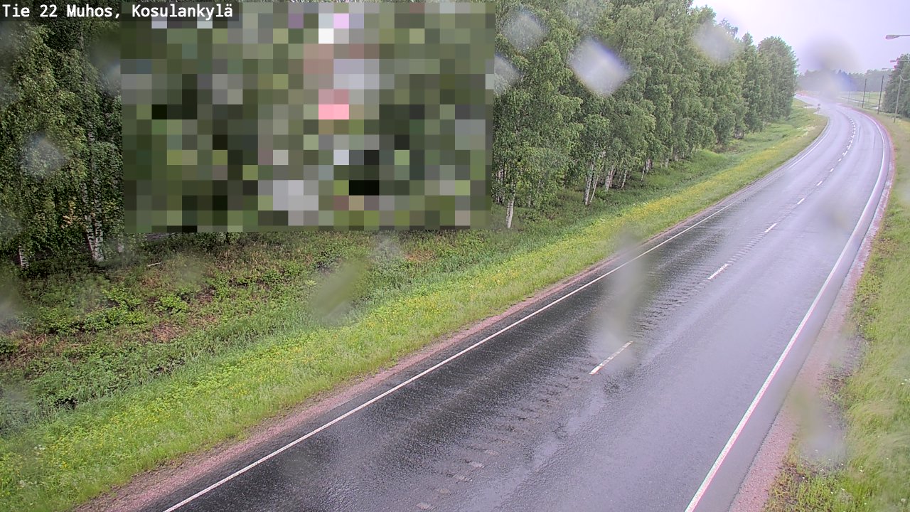 Kelikamerat Kuva Tie 22 Muhos, Kosulankylä, Muhos, Pohjois-Pohjanmaa