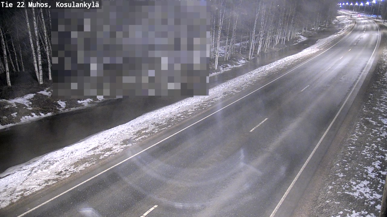 Kelikamerat Kuva Tie 22 Muhos, Kosulankylä, Muhos, Pohjois-Pohjanmaa