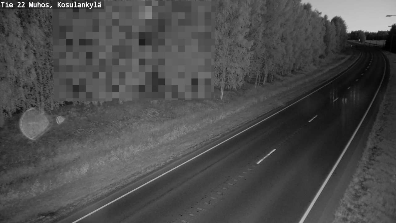 Kelikamerat Kuva Tie 22 Muhos, Kosulankylä, Muhos, Pohjois-Pohjanmaa
