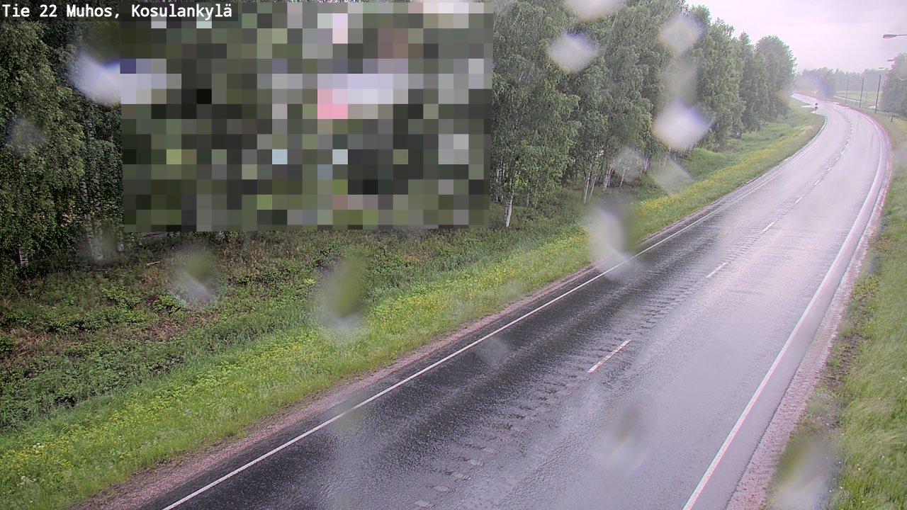 Kelikamerat Kuva Tie 22 Muhos, Kosulankylä, Muhos, Pohjois-Pohjanmaa
