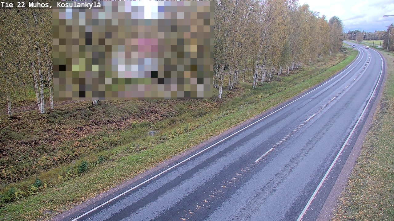 Kelikamerat Kuva Tie 22 Muhos, Kosulankylä, Muhos, Pohjois-Pohjanmaa