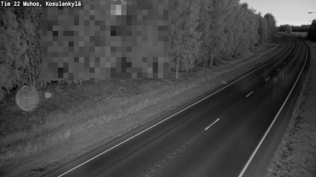 Kelikamerat Kuva Tie 22 Muhos, Kosulankylä, Muhos, Pohjois-Pohjanmaa