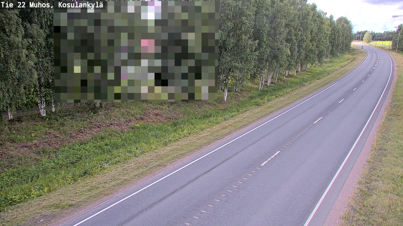 Kelikamerat Kuva Tie 22 Muhos, Kosulankylä, Muhos, Pohjois-Pohjanmaa