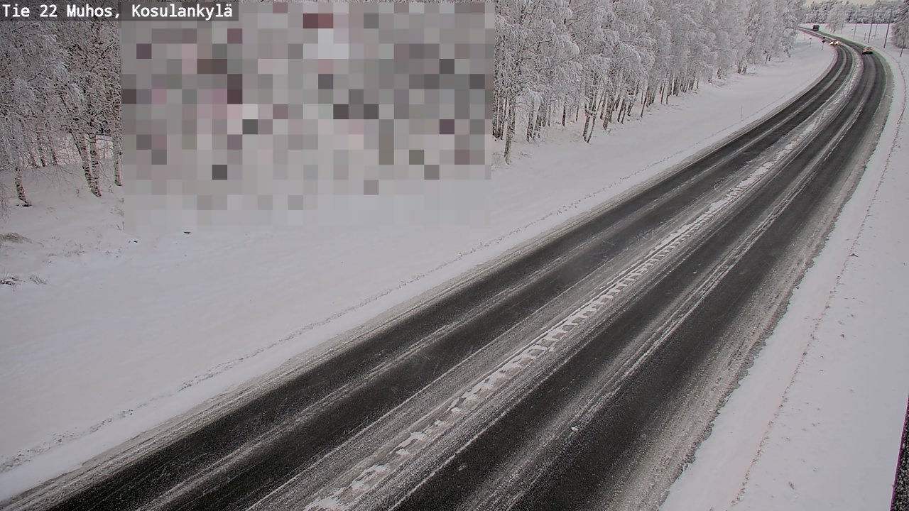 Kelikamerat Kuva Tie 22 Muhos, Kosulankylä, Muhos, Pohjois-Pohjanmaa