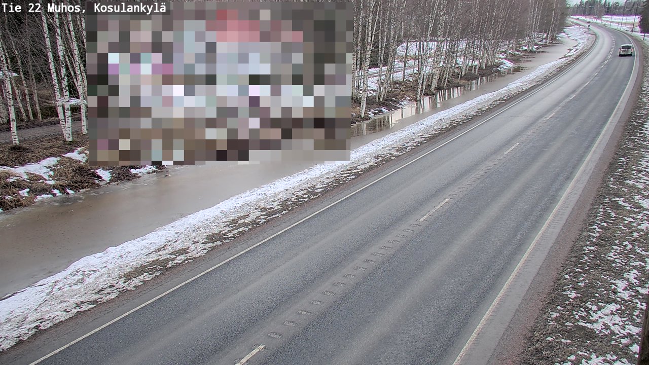 Kelikamerat Kuva Tie 22 Muhos, Kosulankylä, Muhos, Pohjois-Pohjanmaa