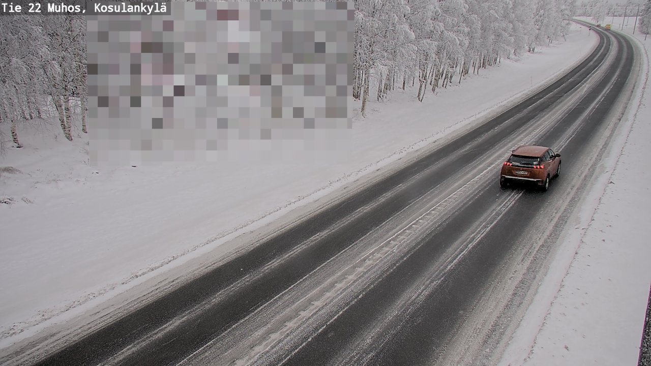 Kelikamerat Kuva Tie 22 Muhos, Kosulankylä, Muhos, Pohjois-Pohjanmaa