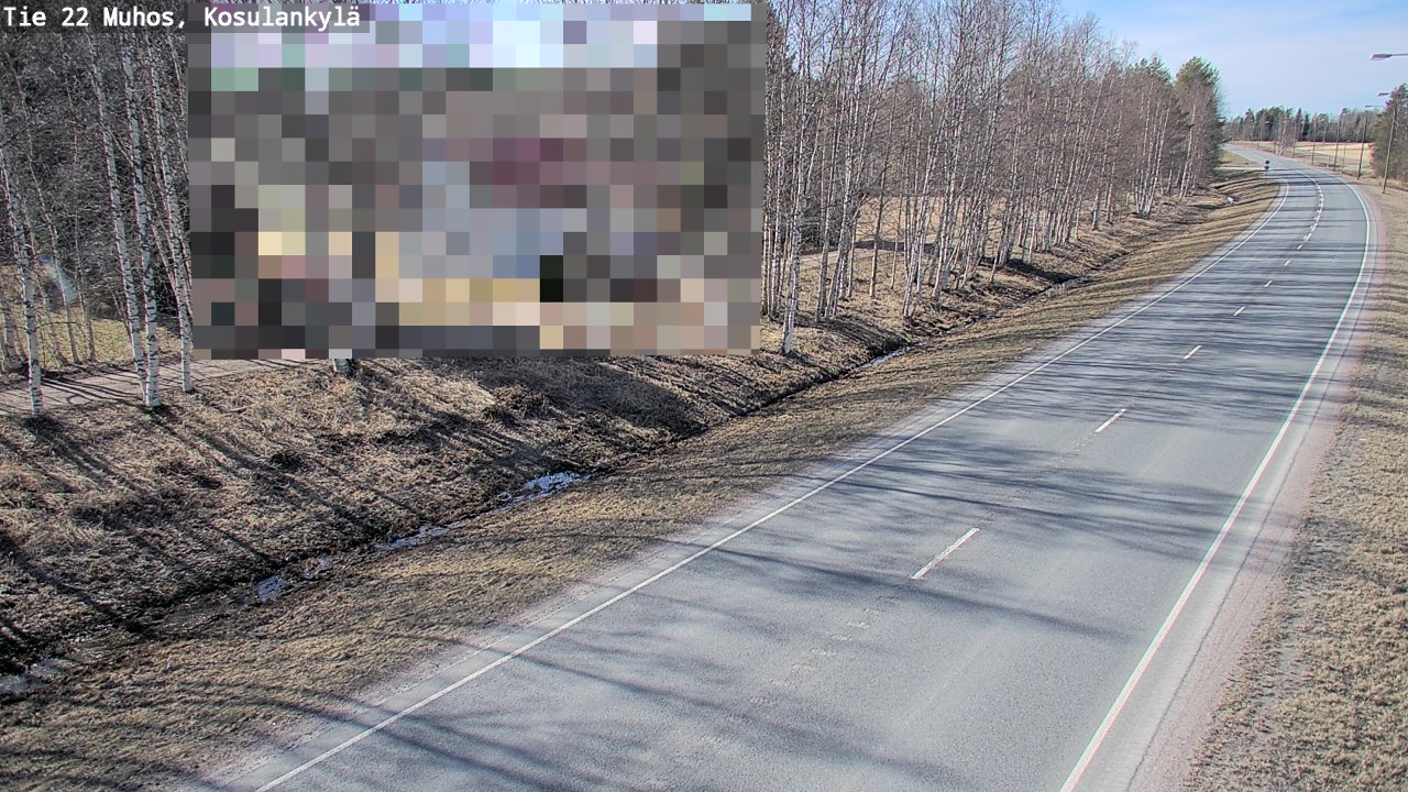 Kelikamerat Kuva Tie 22 Muhos, Kosulankylä, Muhos, Pohjois-Pohjanmaa