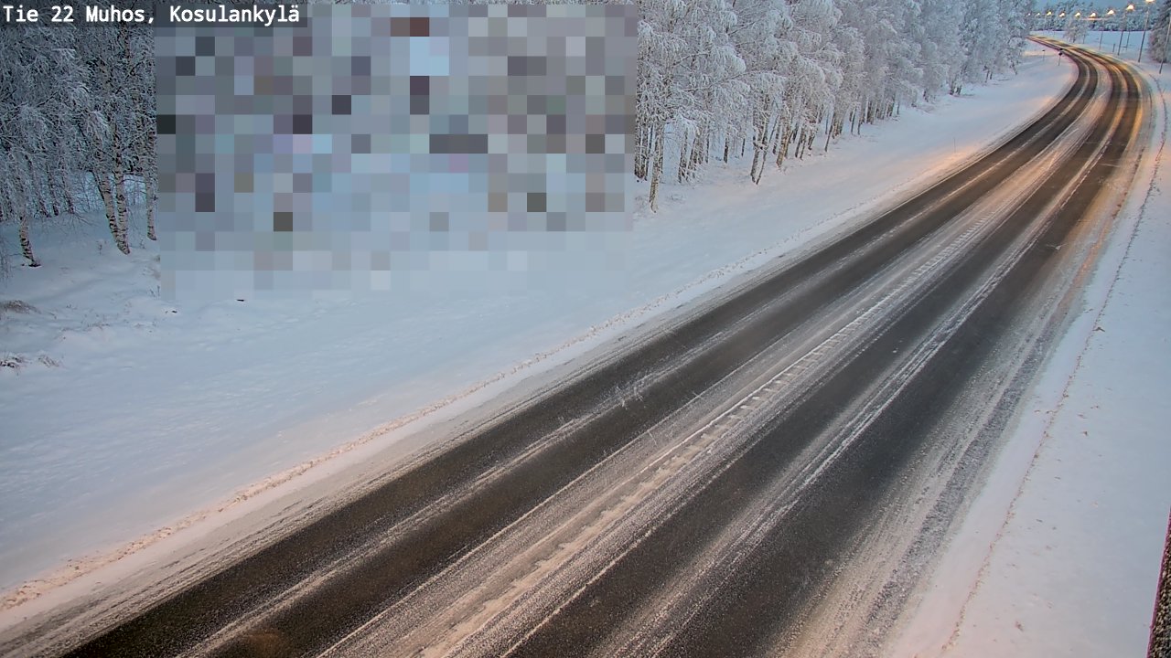 Kelikamerat Kuva Tie 22 Muhos, Kosulankylä, Muhos, Pohjois-Pohjanmaa