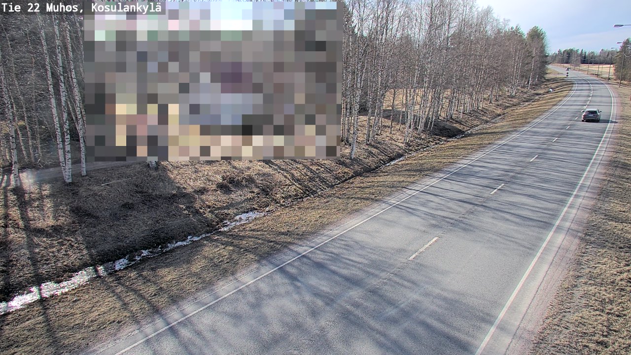 Kelikamerat Kuva Tie 22 Muhos, Kosulankylä, Muhos, Pohjois-Pohjanmaa