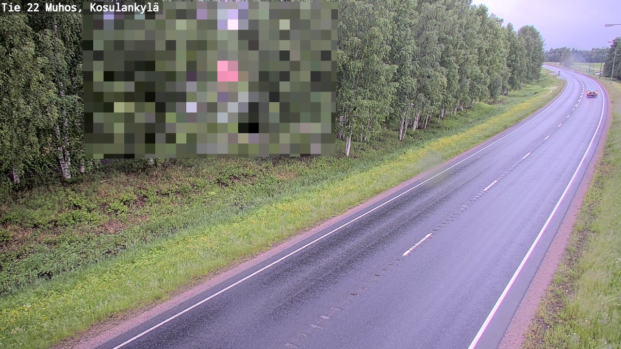 Kelikamerat Kuva Tie 22 Muhos, Kosulankylä, Muhos, Pohjois-Pohjanmaa