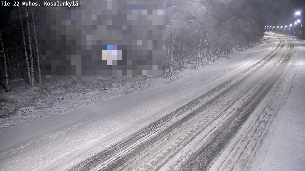 Kelikamerat Kuva Tie 22 Muhos, Kosulankylä, Muhos, Pohjois-Pohjanmaa