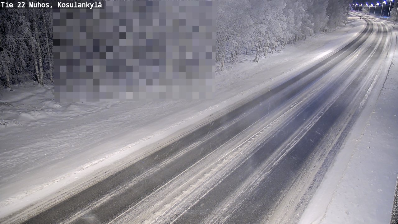 Kelikamerat Kuva Tie 22 Muhos, Kosulankylä, Muhos, Pohjois-Pohjanmaa