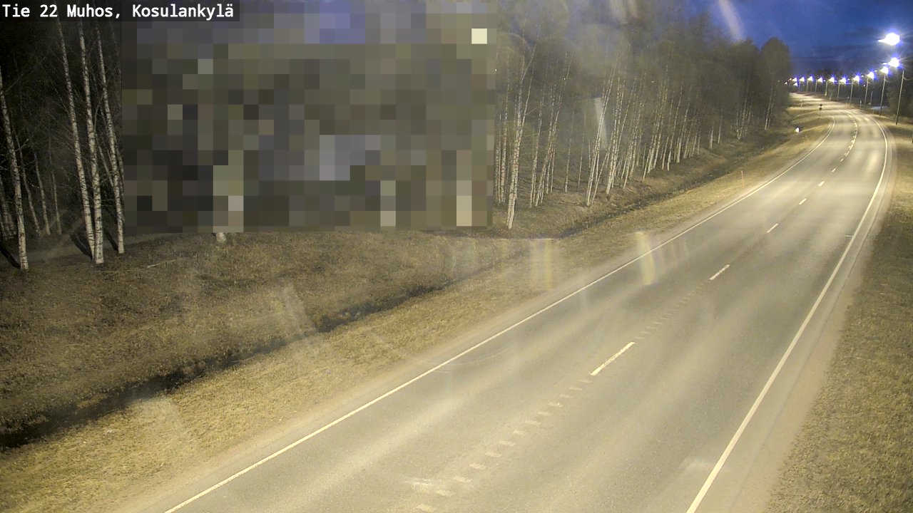 Kelikamerat Kuva Tie 22 Muhos, Kosulankylä, Muhos, Pohjois-Pohjanmaa