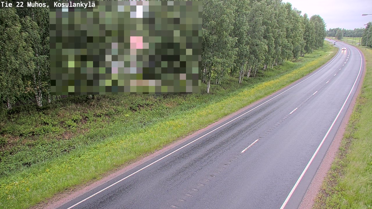 Kelikamerat Kuva Tie 22 Muhos, Kosulankylä, Muhos, Pohjois-Pohjanmaa