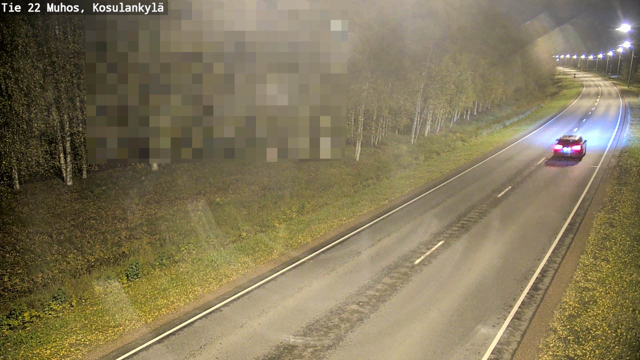 Kelikamerat Kuva Tie 22 Muhos, Kosulankylä, Muhos, Pohjois-Pohjanmaa