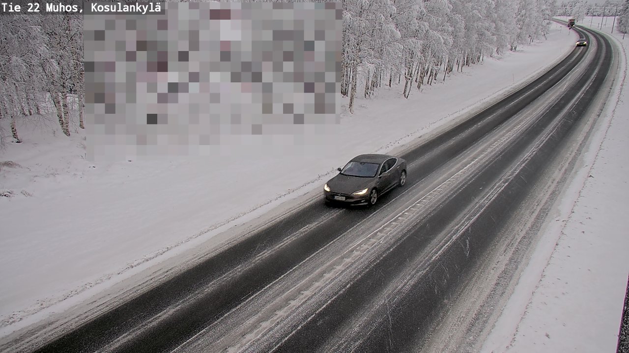 Kelikamerat Kuva Tie 22 Muhos, Kosulankylä, Muhos, Pohjois-Pohjanmaa
