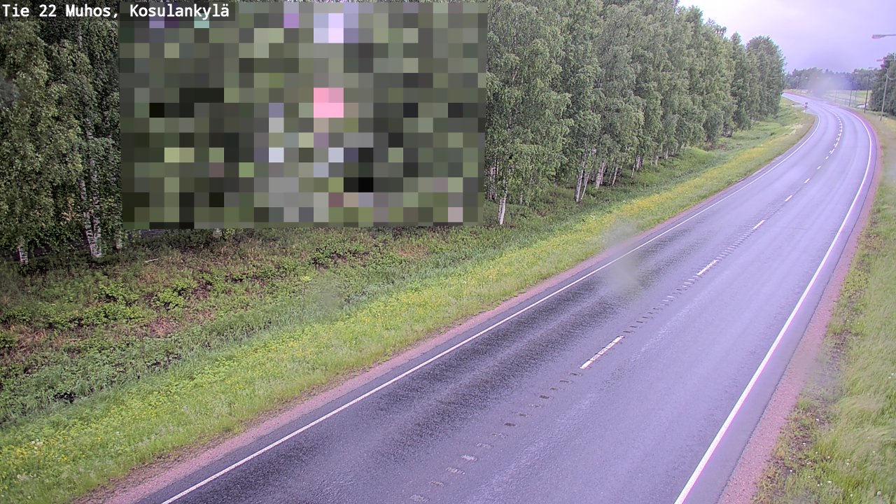 Kelikamerat Kuva Tie 22 Muhos, Kosulankylä, Muhos, Pohjois-Pohjanmaa