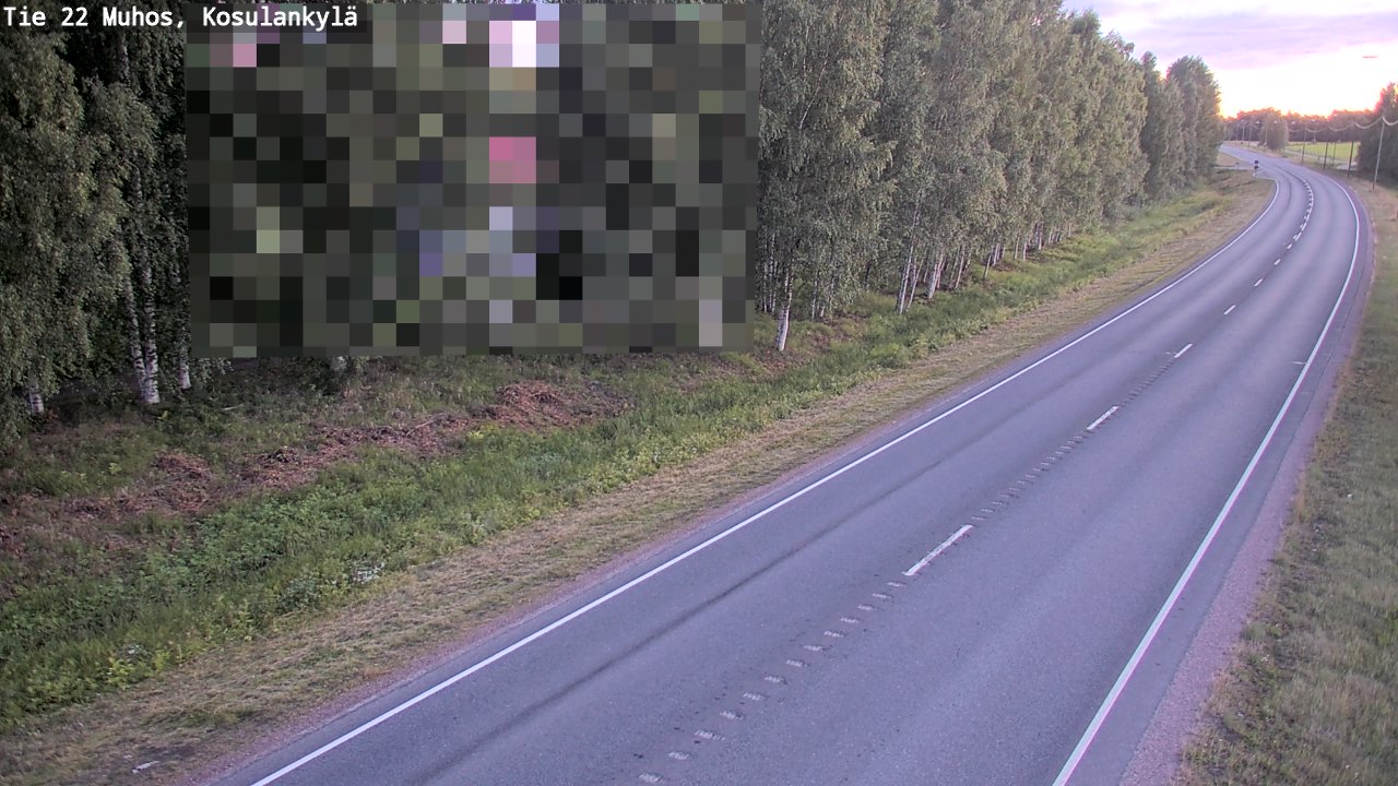 Kelikamerat Kuva Tie 22 Muhos, Kosulankylä, Muhos, Pohjois-Pohjanmaa