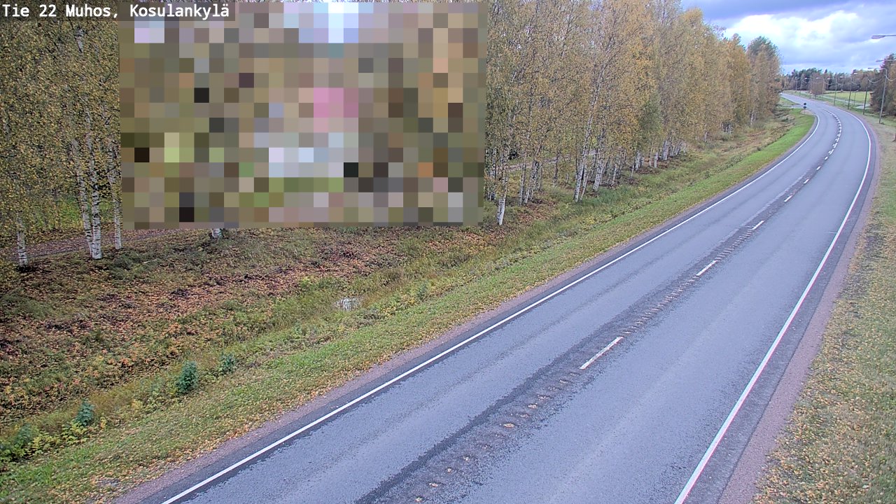 Kelikamerat Kuva Tie 22 Muhos, Kosulankylä, Muhos, Pohjois-Pohjanmaa