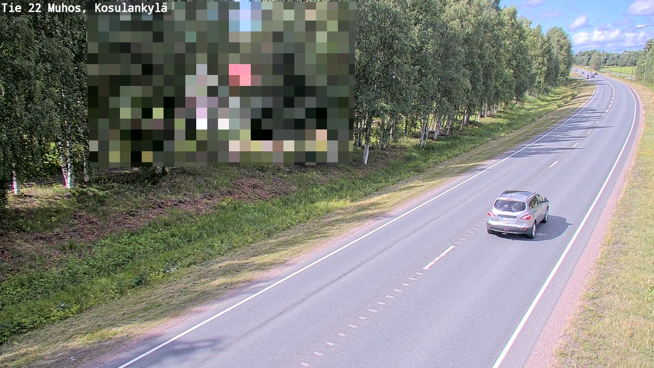 Kelikamerat Kuva Tie 22 Muhos, Kosulankylä, Muhos, Pohjois-Pohjanmaa