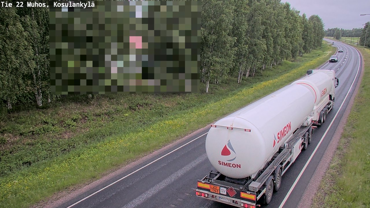 Kelikamerat Kuva Tie 22 Muhos, Kosulankylä, Muhos, Pohjois-Pohjanmaa